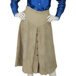 Scully Vintage Western Leather Skirt 26
